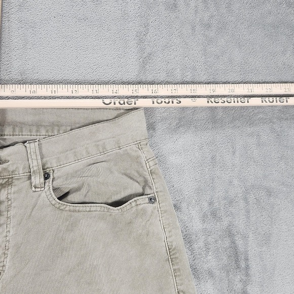 Marine Layer Cambridge Cord Pants Mens 30x30 Gray Corduroy Stretch Casual - Picture 12 of 16